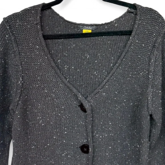 Cabela’s Speckled V-Neck Button-Front Cardigan - Picture 8 of 9